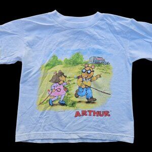 Vintage Arthur Graphic Tshirt 97 Marc Brown - Child Med (or Women XXS/XS Crop)
